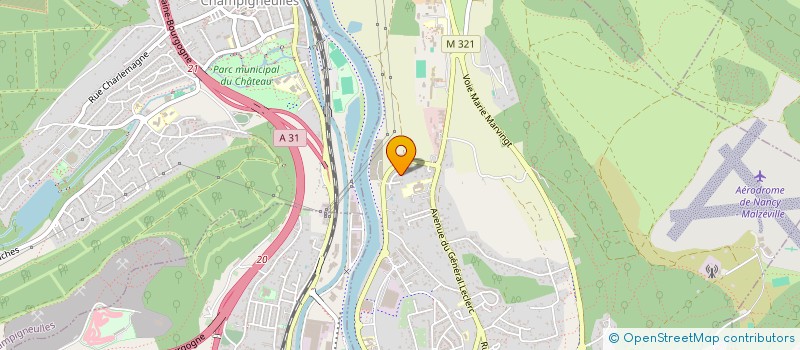 localisation de l'entreprise SCI MV2  MALZEVILLE