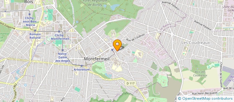 localisation de l'entreprise SCI MVA IMMO à MONTFERMEIL