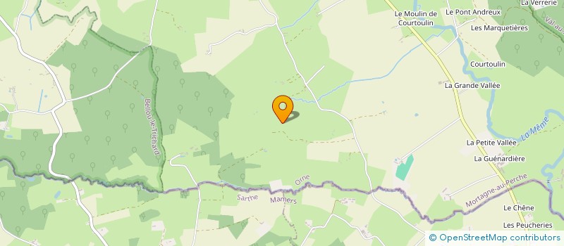 localisation de l'entreprise SCI MVB à BELFORET-EN-PERCHE