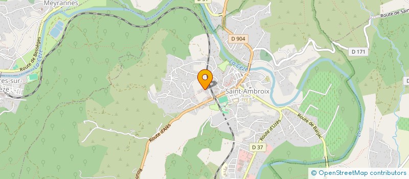 localisation de l'entreprise SCI MVB  SAINT-AMBROIX