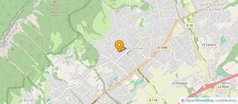 localisation de l'entreprise SCI MVB à SAINT-ISMIER