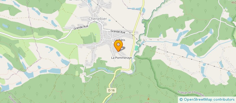 localisation de l'entreprise SCI MVBN  CHENEBIER