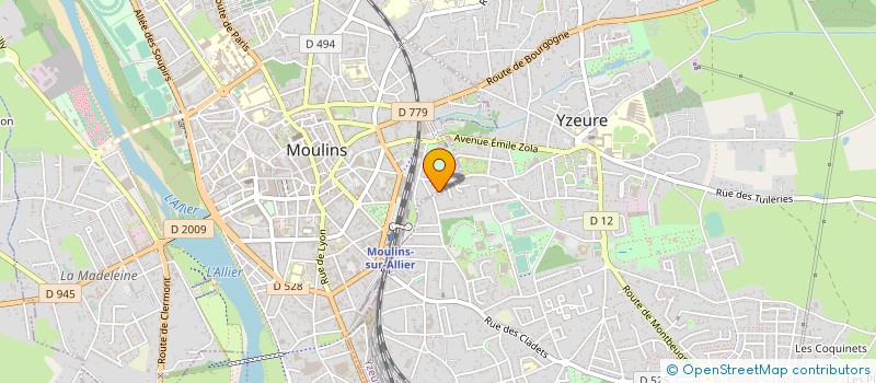 localisation de l'entreprise SCI MVC2T à MOULINS