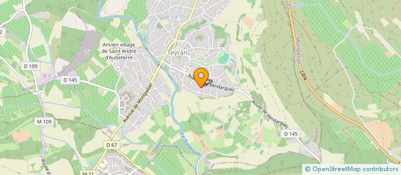 localisation de l'entreprise SCI MVE  TEYRAN