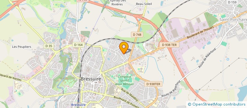 localisation de l'entreprise SCI MVE INVESTISSEMENTS  BRESSUIRE