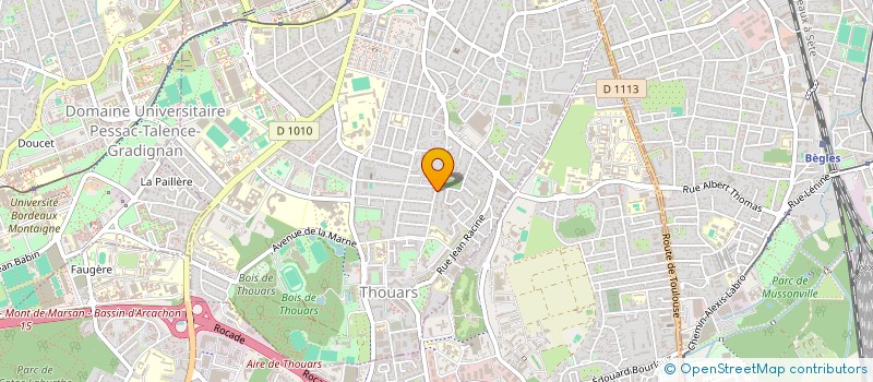 localisation de l'entreprise SCI MVGUI  TALENCE