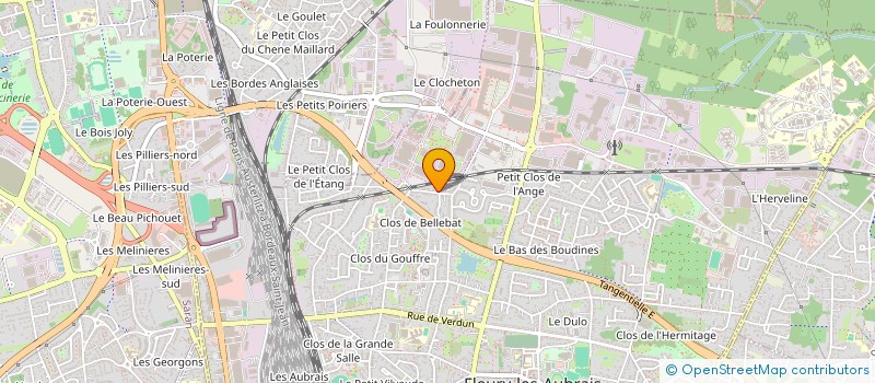 localisation de l'entreprise SCI MVJ  FLEURY-LES-AUBRAIS
