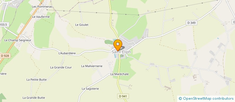 localisation de l'entreprise SCI MVM à SAINT-ELIPH