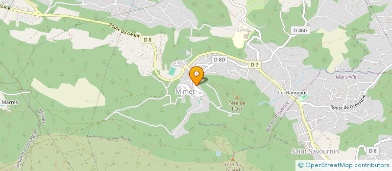 localisation de l'entreprise SCI MVM  MIMET