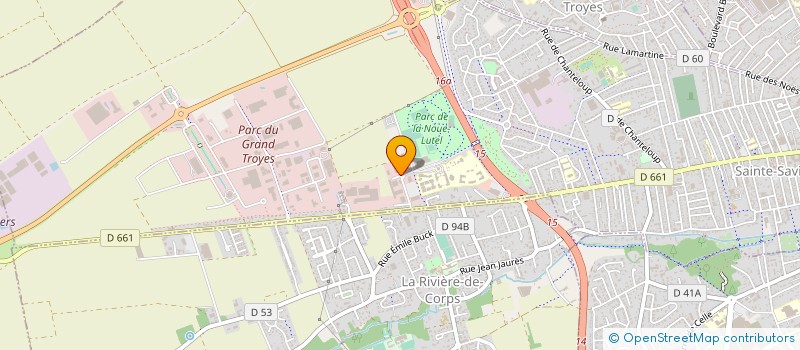 localisation de l'entreprise SCI MVM AUBE  SAINTE-SAVINE