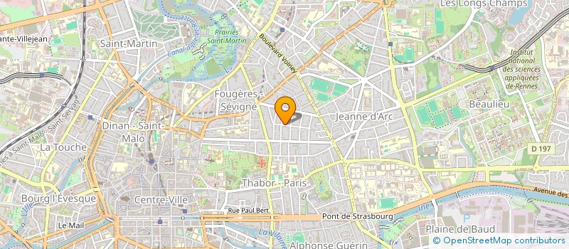 localisation de l'entreprise SCI MVM DU DESIR  RENNES