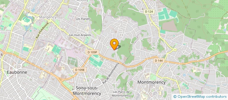 localisation de l'entreprise SCI MVM3 à SOISY-SOUS-MONTMORENCY