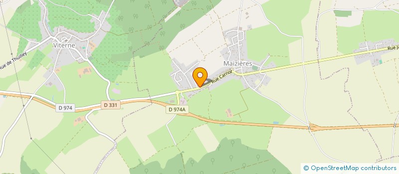 localisation de l'entreprise SCI MVMA  MAIZIERES