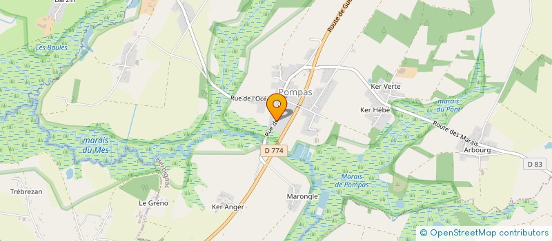 localisation de l'entreprise SCI MVMR  ASSERAC