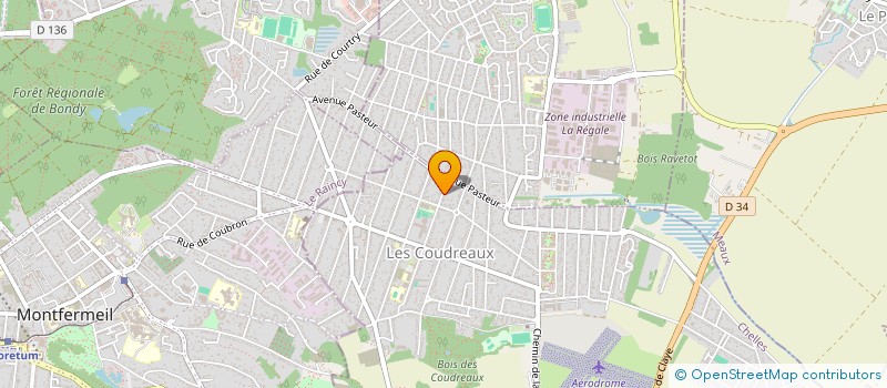 localisation de l'entreprise SCI MVOGO  CHELLES