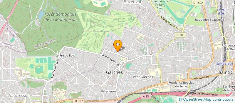 localisation de l'entreprise SCI MVOX à GARCHES