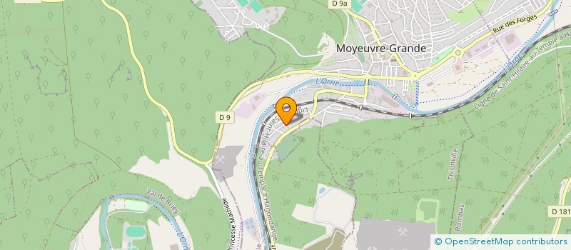 localisation de l'entreprise SCI MVP  MOYEUVRE-GRANDE