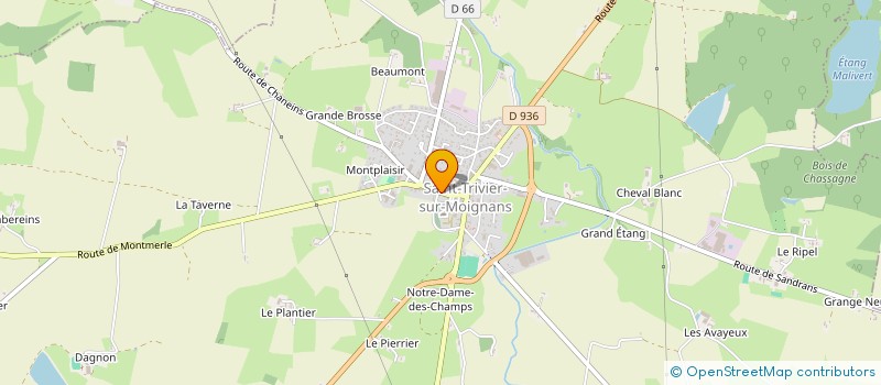 localisation de l'entreprise SCI MVR  SAINT-TRIVIER-SUR-MOIGNANS