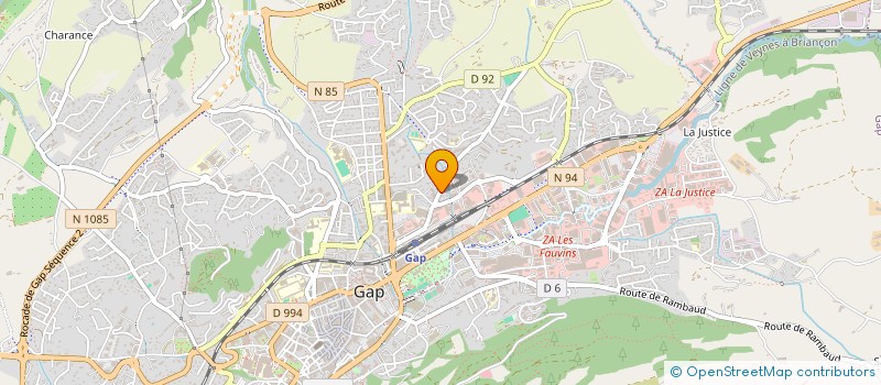 localisation de l'entreprise SCI MVV  GAP