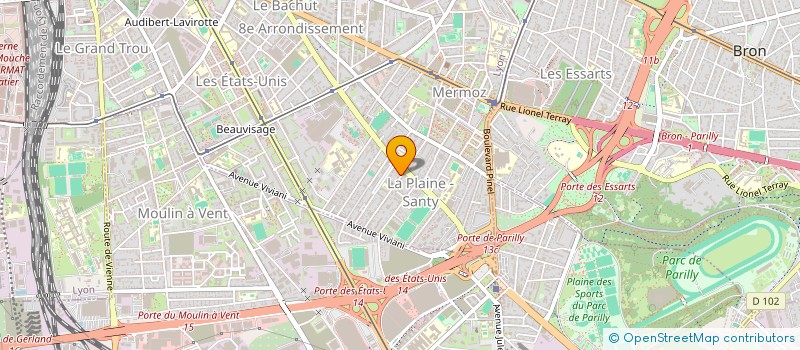 localisation de l'entreprise SCI MW  LYON