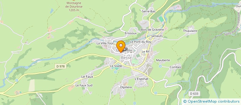 localisation de l'entreprise SCI MW  BESSE-ET-SAINT-ANASTAISE