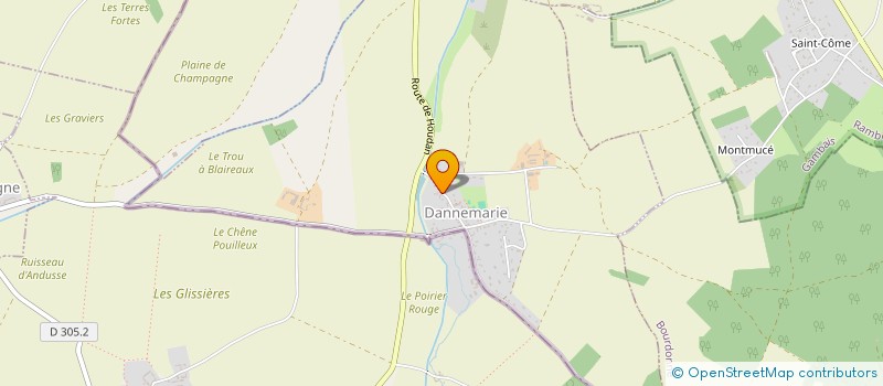 localisation de l'entreprise SCI MWB  DANNEMARIE