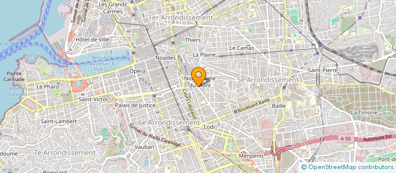 localisation de l'entreprise SCI MWM à MARSEILLE