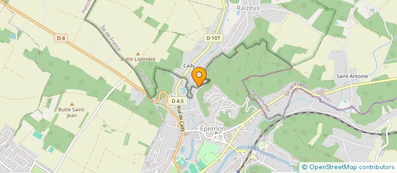 localisation de l'entreprise SCI MWM à EPERNON