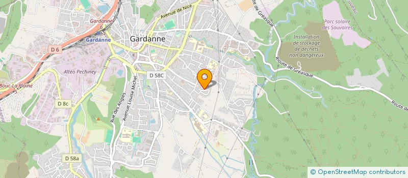 localisation de l'entreprise SCI MWM à GARDANNE