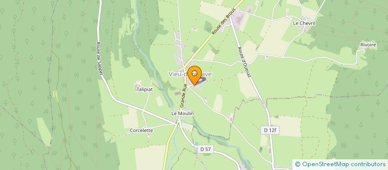 localisation de l'entreprise SCI MWP  VIEU-D'IZENAVE