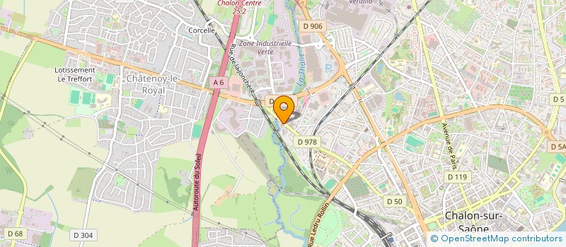 localisation de l'entreprise SCI MX AND PARTNERS à CHALON-SUR-SAONE