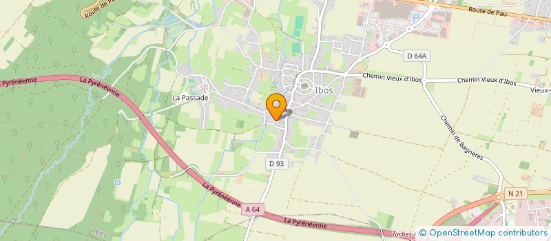 localisation de l'entreprise SCI MX SHERPA  IBOS