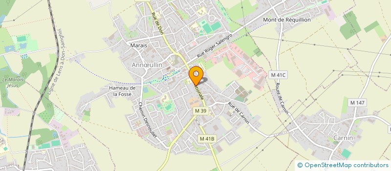 localisation de l'entreprise SCI MXF  ANNULLIN