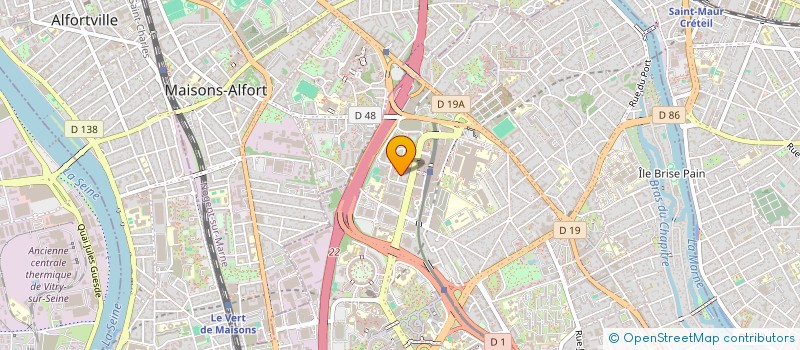 localisation de l'entreprise SCI MXG à CRETEIL