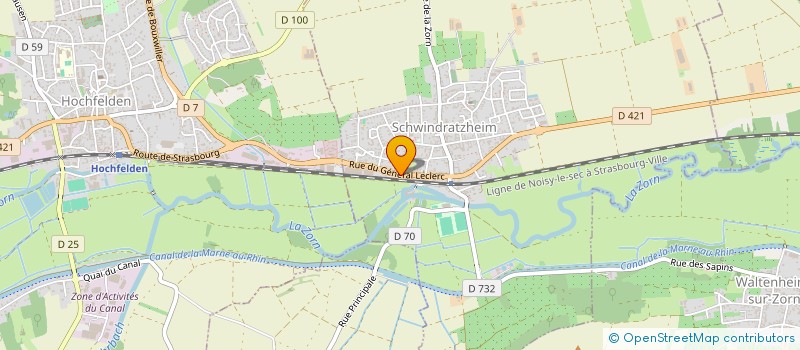 localisation de l'entreprise SCI MY  SCHWINDRATZHEIM