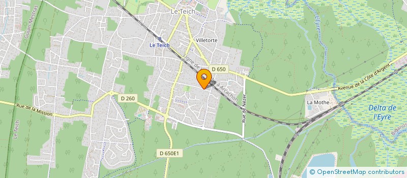 localisation de l'entreprise SCI MY CLAS  LE TEICH