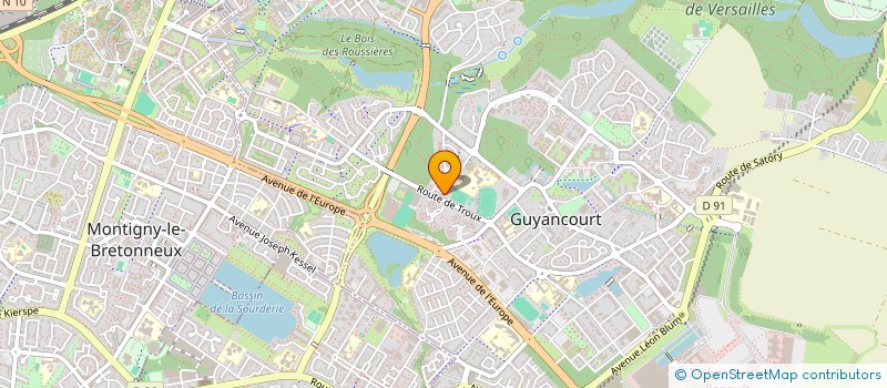 localisation de l'entreprise SCI MY COOKIE  GUYANCOURT