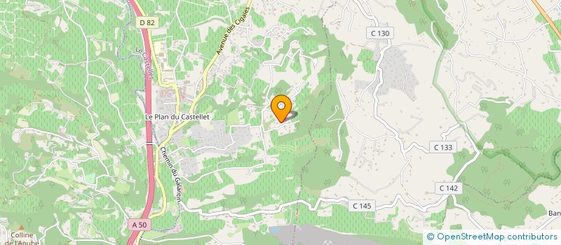 localisation de l'entreprise SCI MY DUC  LE CASTELLET