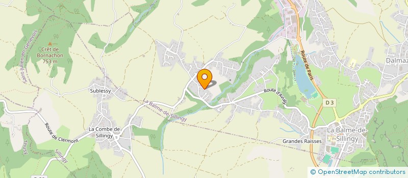 localisation de l'entreprise SCI MY FORCLAZ  LA BALME-DE-SILLINGY