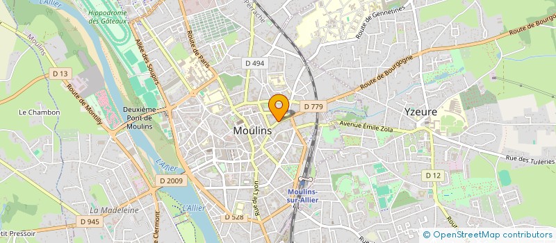 localisation de l'entreprise SCI MY IMMO 03 à MOULINS