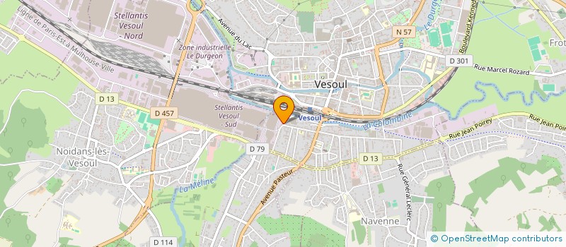 localisation de l'entreprise SCI MY IMMO 70  VELLEFAUX