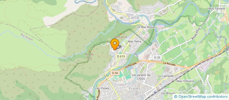 localisation de l'entreprise SCI MY LOC  PRADES