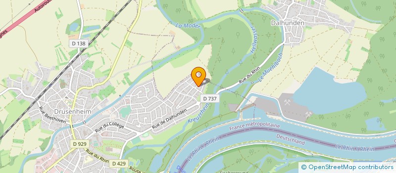 localisation de l'entreprise SCI MY RAMBER  DRUSENHEIM