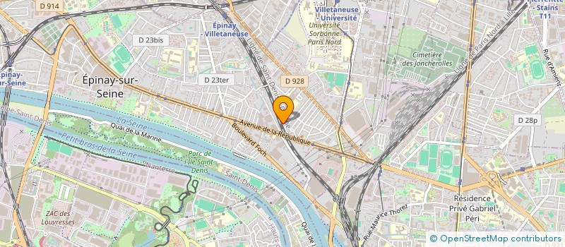 localisation de l'entreprise SCI MY REAL ESTATE INVEST PARIS à EPINAY-SUR-SEINE