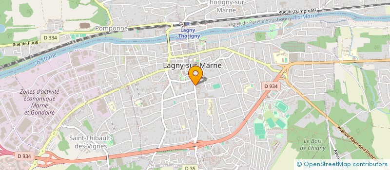 localisation de l'entreprise SCI MY VACANCY  LAGNY-SUR-MARNE