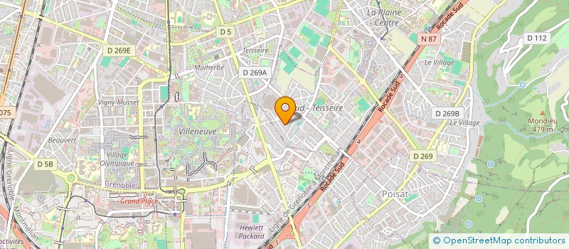 localisation de l'entreprise SCI MYA  SAINT-MARTIN-D'HERES