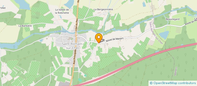 localisation de l'entreprise SCI MYA  SAINT-ROMAIN-SUR-CHER