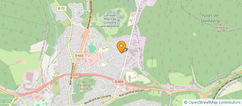 localisation de l'entreprise SCI MYA  SAINT-AVOLD