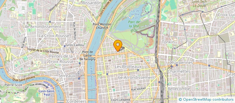 localisation de l'entreprise SCI MYA  LYON