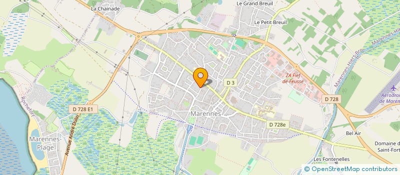 localisation de l'entreprise SCI MYACUM  MARENNES-HIERS-BROUAGE